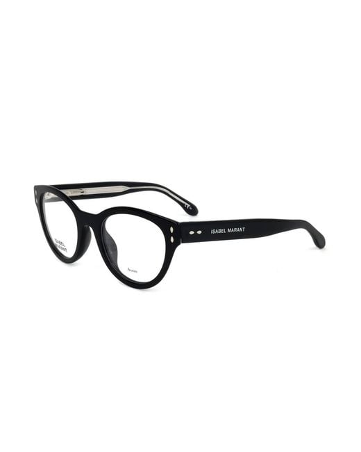 Isabel Marant White Cat Eye Frame Glasses