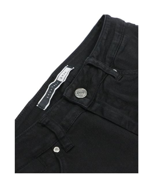 Sportmax Black Logo Details Jeans
