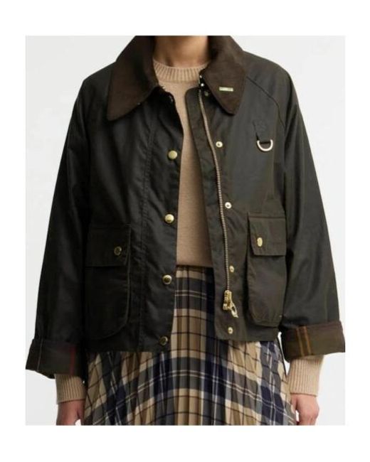 Barbour Black Long-Sleeve Casual Jacket