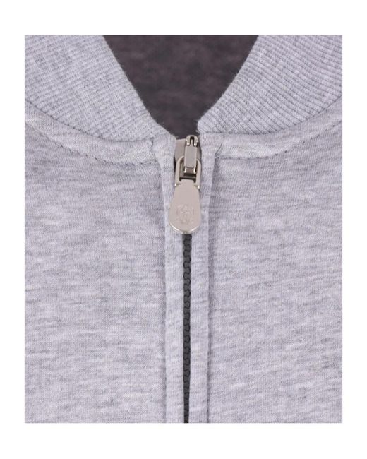 Brunello Cucinelli Purple Zipped Jacket for men
