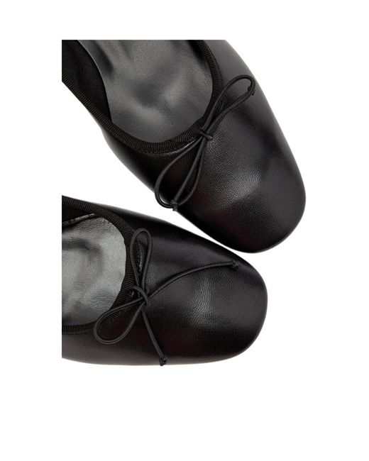 Aeyde Black Leather Pumps