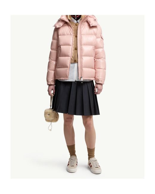 Moncler Pink Maire Zip-Up Padded Jacket