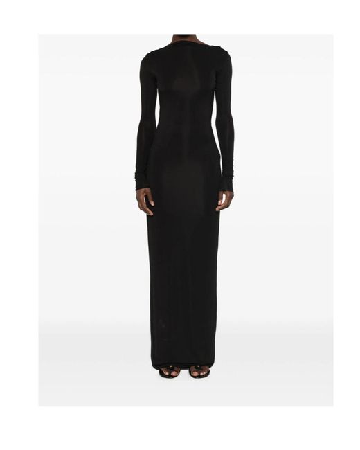 Cult Gaia Black Long-Sleeved Dress