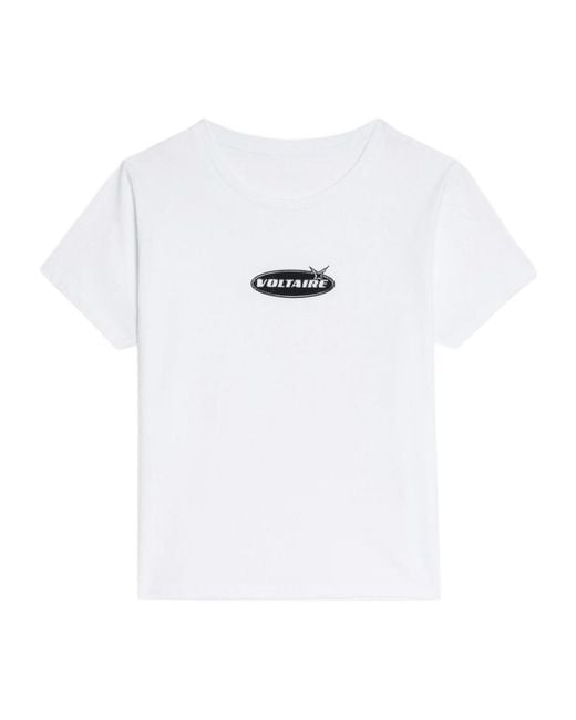 Zadig & Voltaire White Alys T-Shirt