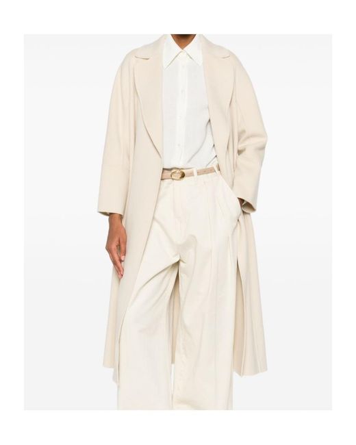 Max Mara Natural 'S Elisa Belted Coat