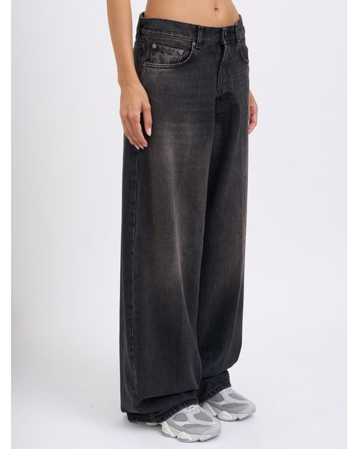Haikure Black Bethany Wide-Leg Jeans