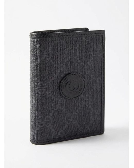 Gucci Black Gg Supreme Canvas Wallet for men