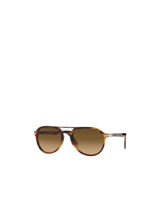 Persol Metallic Aviator Frame Sunglasses for men