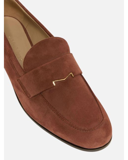 Max Mara Brown Round Toe Loafers