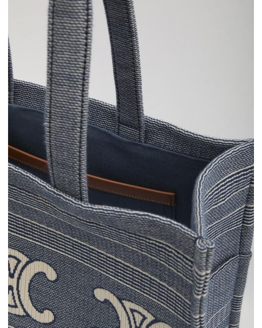 Céline Blue Large Cabas Thais