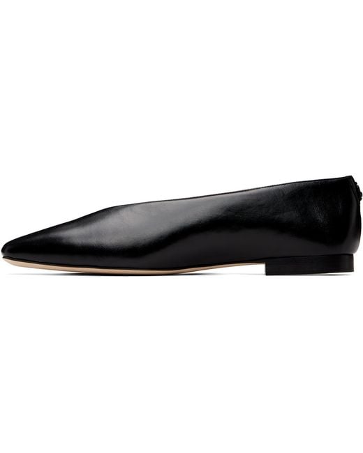 Jimmy Choo Black Margot Flat Loafers