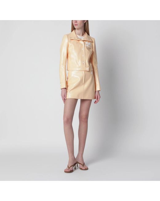 Courreges White Vinyle Reedition Skirt