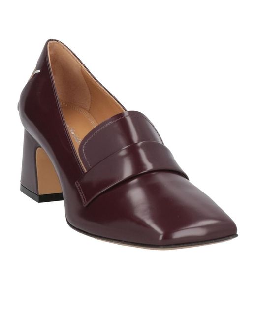 Maison Margiela Purple Glossy High Heels