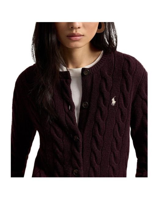 Polo Ralph Lauren Red Comfortable Knitted Cardigan