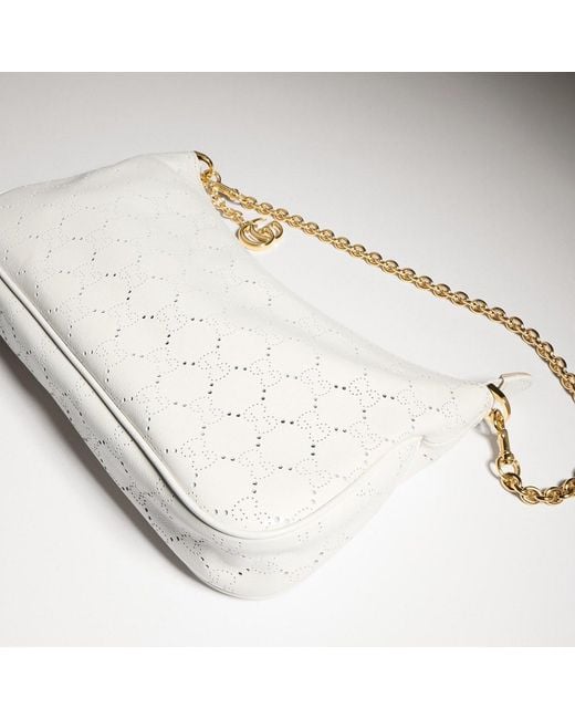 Gucci Natural Lady Lunetta Small Shoulder Bag With Chain