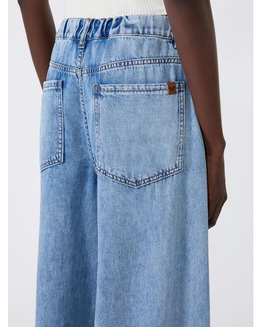 Weekend by Maxmara Blue Wkdzattera Wide Leg Jeans