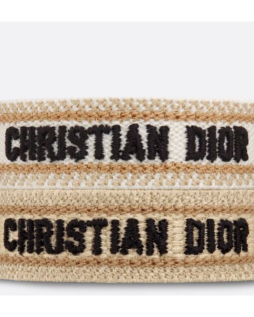 Dior White Christian Bracelet Set