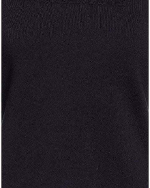 Max Mara Blue Simple Solid-Color Knitted Sweater