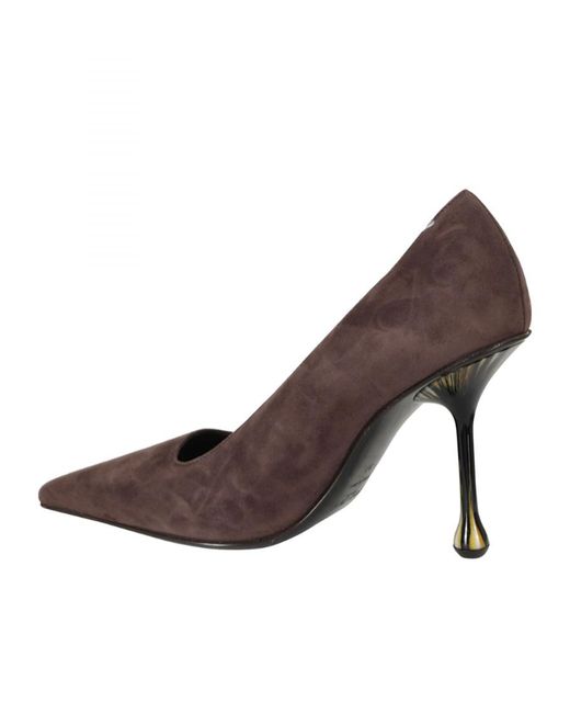 Jimmy Choo Brown Pointed-Toe High Heels