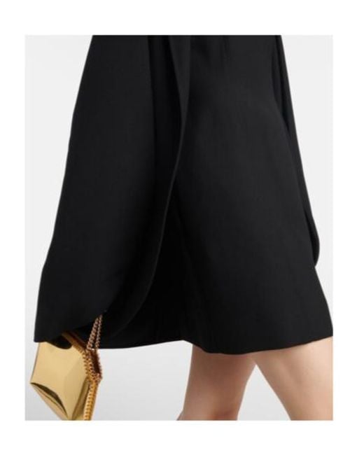 Stella McCartney Black Caped Minidress