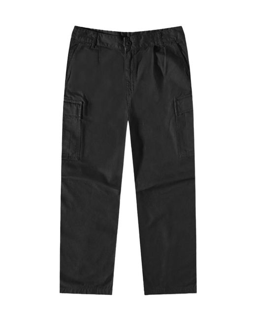 Carhartt Brown Logo Patch Cargo Trousers for men