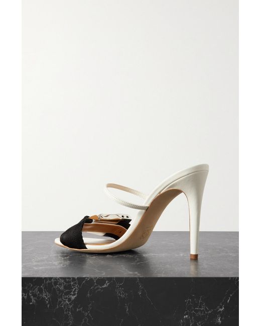 Loewe Metallic Open-Toe High-Heeled Sandals