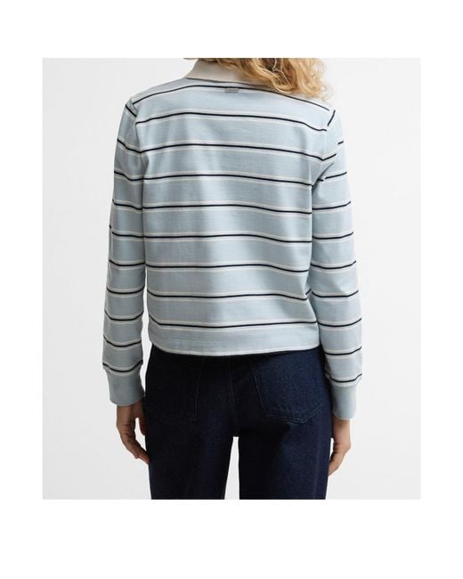 Barbour Blue Striped Polo Shirt