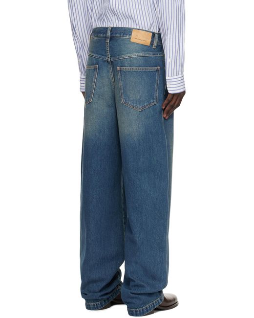 Isabel Marant Blue Jorje Straight-Leg Jeans for men