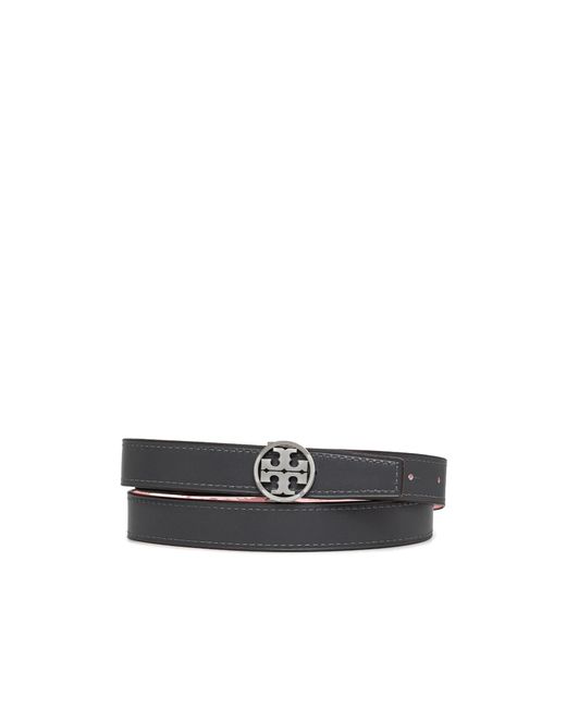 Tory Burch Pink Logo Buckle Belt