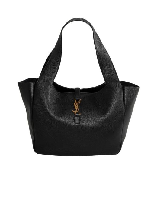 Saint Laurent Black Le 5 À 7 Bea Shopping Bag