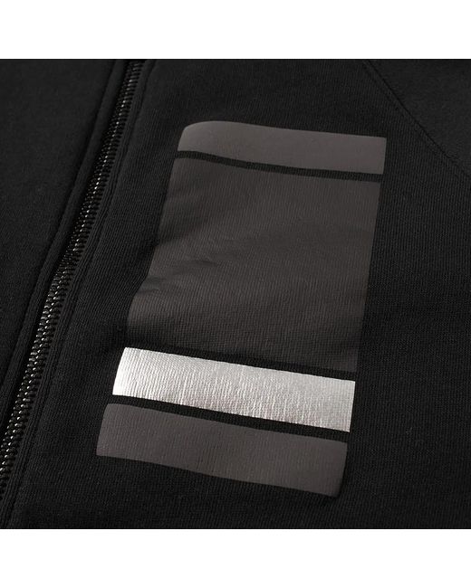 Neil Barrett Black Long-Sleeved Zipper Casual Jacket for men