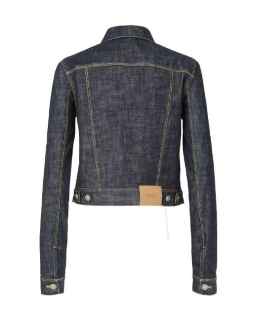 Fendi Blue Denim Jacket