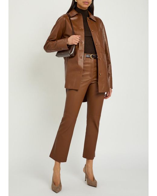 Joseph Brown Penna Leather Jacket