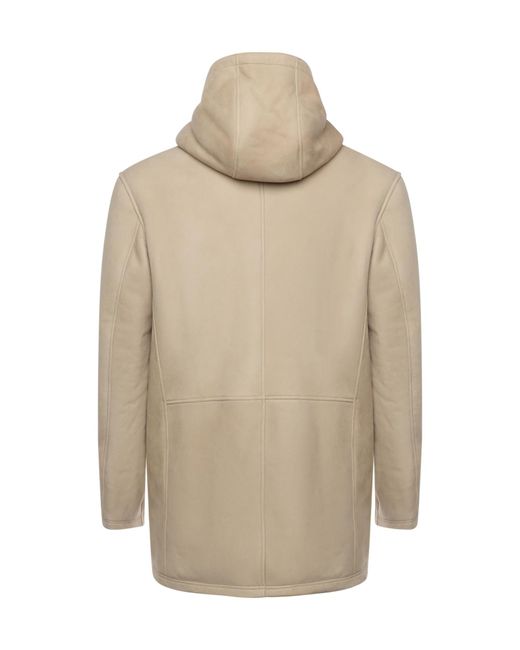Eleventy White Zip-Up Hooded Jacket for men