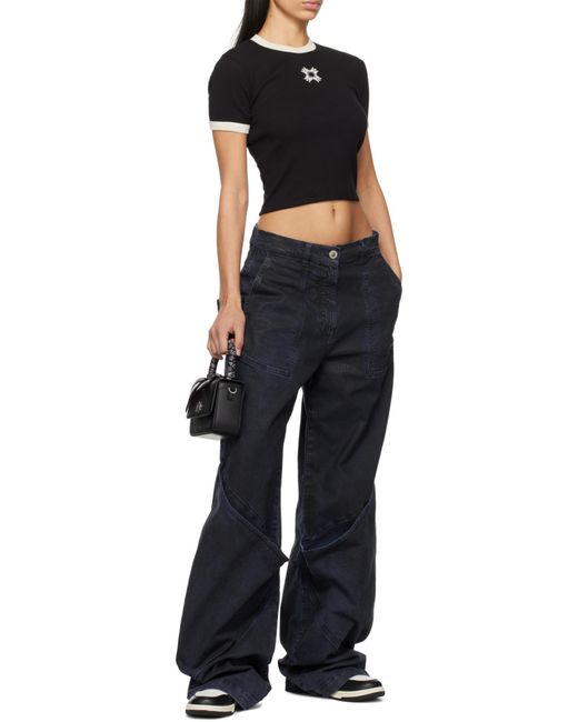 Amiri Black Skel-Top Low Sneakers