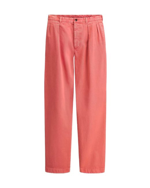 Dior Pink Pleated Chinos for men