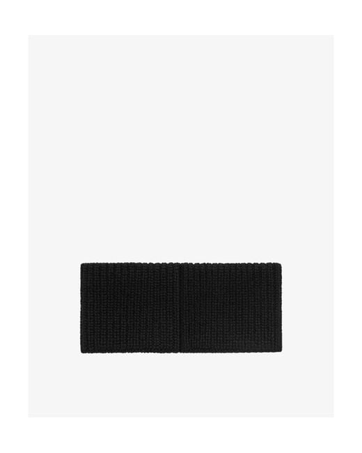 Givenchy Black Embroidered-Logo Head Band for men