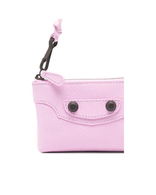 Balenciaga Pink Le City Zipped Pouch Bag
