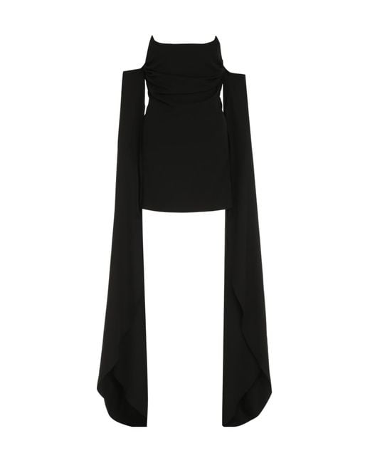 GIUSEPPE DI MORABITO Black Jersey Mini Gown