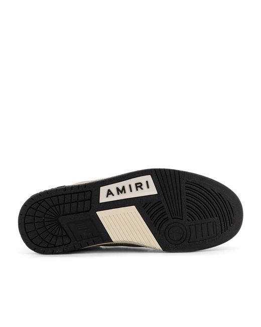 Amiri Black Lace-Up Low-Cut Casual Shoes for men