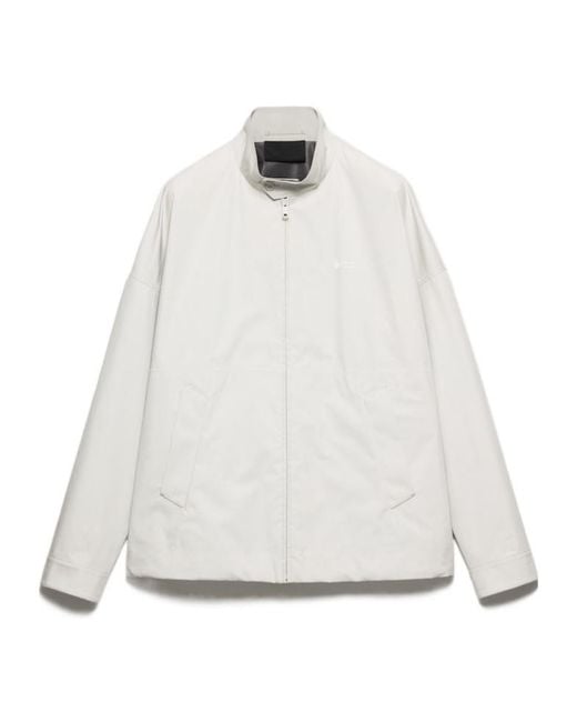 Prada White Technical Fabric Jacket for men