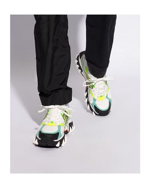 Balmain Green B-East Pb Trainers for men