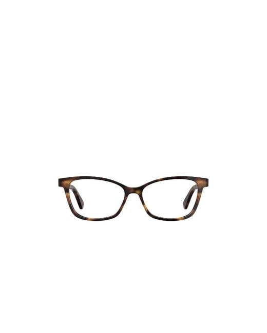 Moschino White Logo Flat Mirror