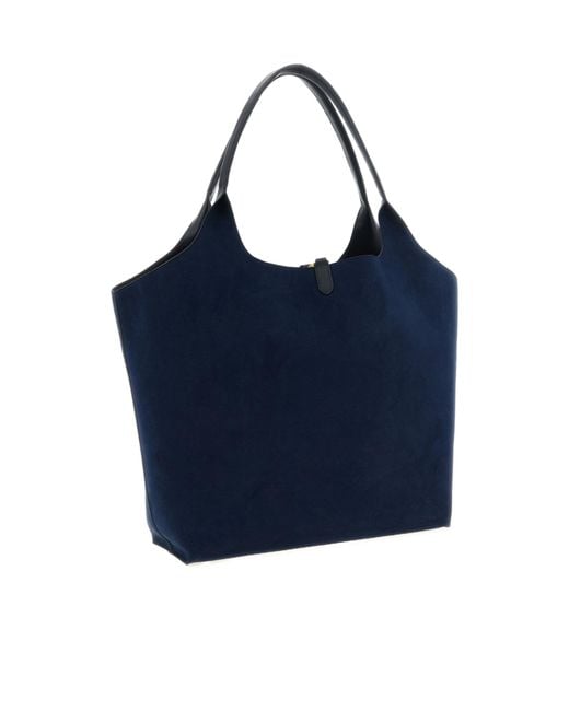 Stella McCartney Blue Zippered Handbag
