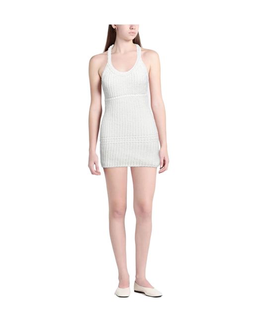 Jacquemus White Sheath Dresses