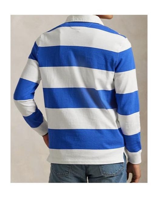 Polo Ralph Lauren Blue The Iconic Rugby Shirt Polo Shirt for men
