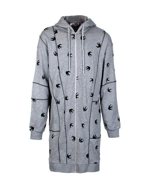McQ Alexander McQueen Gray Feiyan Zipper Casual Jacket for men