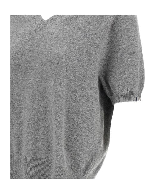 Extreme Cashmere Gray V-Neck Sweater