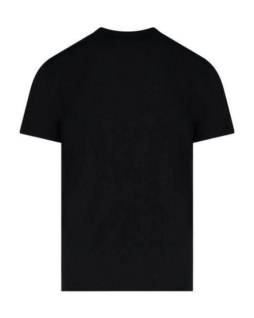 Valentino Black Logo Print T-Shirt for men