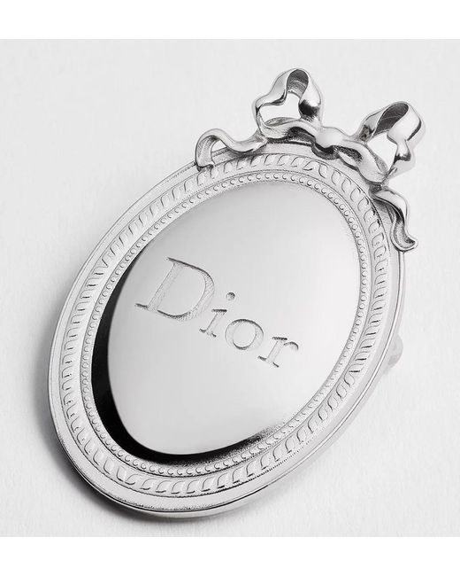 Dior Gray Médaillon Brooch for men